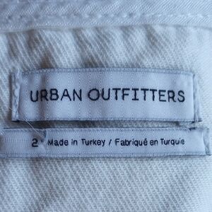 DNL Urban Outfitters Button Front  Brushed Cotton Denim Dress White